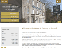 Tablet Screenshot of cotswold-gateway.co.uk